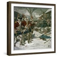 The Boston Massacre-Howard Pyle-Framed Giclee Print