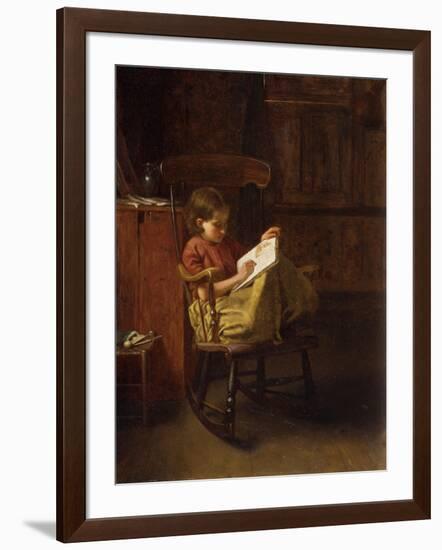 The Boston Rocker-Eastman Johnson-Framed Giclee Print