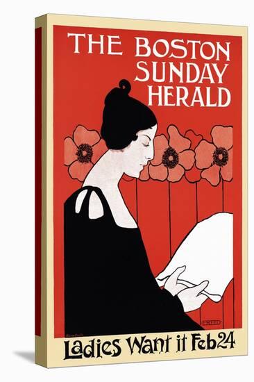 The Boston Sunday Herald, Ladies Want it Feb 24-Ethel Reed-Stretched Canvas