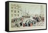 The Boston Tea Party, 1846-Currier & Ives-Framed Stretched Canvas