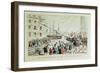 The Boston Tea Party, 1846-Currier & Ives-Framed Giclee Print