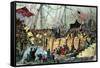 The Boston Tea Party-null-Framed Stretched Canvas