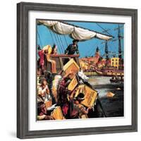 The Boston Tea Party-null-Framed Giclee Print