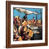 The Boston Tea Party-null-Framed Giclee Print