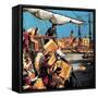 The Boston Tea Party-null-Framed Stretched Canvas