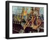 The Boston Tea Party-Luis Arcas Brauner-Framed Giclee Print