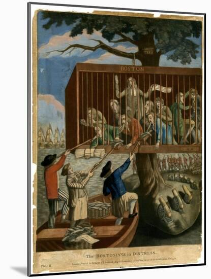The Bostonians in Distress, 1774-null-Mounted Giclee Print