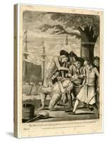 The Bostonians Paying the Excise-Man, or Tarring and Feathering, 1774-null-Stretched Canvas