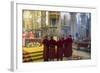 The Botafumeiro - an Incense Burner During Service in Cathedral, Santiago De Compestela, Galicia-Peter Adams-Framed Photographic Print