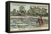 The Botanical Gardens, Calcutta, India-null-Framed Stretched Canvas