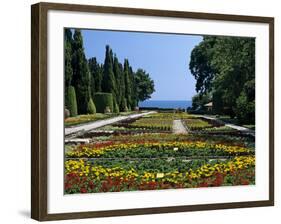 The Botanical Gardens, the Palace of Queen Marie, Balchik, Black Sea Coast, Bulgaria, Europe-Stuart Black-Framed Photographic Print