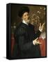 The Botanist-Bartolomeo Passarotti-Framed Stretched Canvas