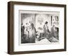 The Bottle, 1847-George Cruikshank-Framed Giclee Print