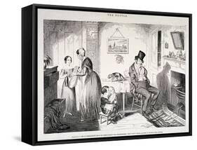 The Bottle, 1847-George Cruikshank-Framed Stretched Canvas