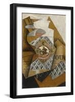 The Bottle of Anís Del Mono (La Bouteille D'Ani), 1914-Juan Gris-Framed Premium Giclee Print