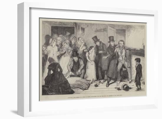 The Bottle-George Cruikshank-Framed Giclee Print