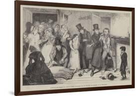 The Bottle-George Cruikshank-Framed Giclee Print