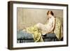 The Boudoir Rose, 1879-Henry Thomas Schafer-Framed Giclee Print