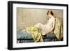 The Boudoir Rose, 1879-Henry Thomas Schafer-Framed Giclee Print