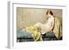 The Boudoir Rose, 1879-Henry Thomas Schafer-Framed Giclee Print