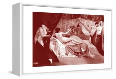 The Boudoir Framed Expressionist Art Print photo paper poster