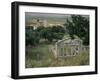 The Boulenterion with Church of Shenmri in Background, Apollonia, Albania-David Poole-Framed Photographic Print