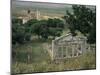 The Boulenterion with Church of Shenmri in Background, Apollonia, Albania-David Poole-Mounted Photographic Print