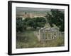 The Boulenterion with Church of Shenmri in Background, Apollonia, Albania-David Poole-Framed Photographic Print