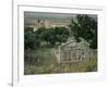 The Boulenterion with Church of Shenmri in Background, Apollonia, Albania-David Poole-Framed Photographic Print