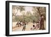 The Boules Players, 1882-Ruggero Focardi-Framed Giclee Print