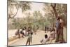 The Boules Players, 1882-Ruggero Focardi-Mounted Giclee Print