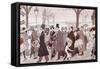 The Boulevard, 1913-Leopoldo Metlicovitz-Framed Stretched Canvas