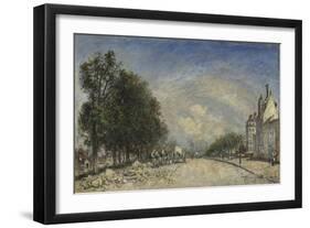 The Boulevard De Port-Royal, Paris, 1877-Johan Barthold Jongkind-Framed Giclee Print