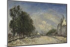 The Boulevard De Port-Royal, Paris, 1877-Johan Barthold Jongkind-Mounted Giclee Print