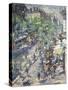 The Boulevard De Sébastopol in Paris, 1923-Konstantin Alexeyevich Korovin-Stretched Canvas