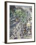 The Boulevard De Sébastopol in Paris, 1923-Konstantin Alexeyevich Korovin-Framed Giclee Print