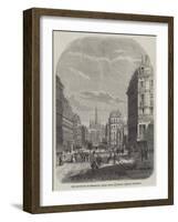 The Boulevard De Sebastopol, Paris-Felix Thorigny-Framed Giclee Print