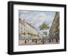 The Boulevard Des Italiens, C.1840-Felix Benoist-Framed Giclee Print