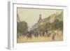 The Boulevard Des Italiens, Paris, 1887-J. Little-Framed Giclee Print