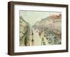 The Boulevard Montmartre, 1893-Camille Pissarro-Framed Giclee Print