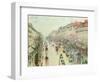 The Boulevard Montmartre, 1893-Camille Pissarro-Framed Giclee Print