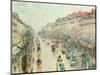 The Boulevard Montmartre, 1893-Camille Pissarro-Mounted Giclee Print