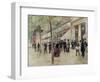 The Boulevard Montmartre and the Variety Theatre, circa 1886-Jean Béraud-Framed Giclee Print