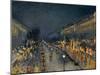 The Boulevard Montmartre at Night, 1897-Camille Pissarro-Mounted Premium Giclee Print