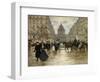 The Boulevard Saint-Michel, Paris, after 1890-Jean François Raffaelli-Framed Giclee Print