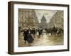 The Boulevard Saint-Michel, Paris, after 1890-Jean François Raffaelli-Framed Giclee Print