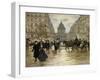 The Boulevard Saint-Michel, Paris, after 1890-Jean François Raffaelli-Framed Giclee Print