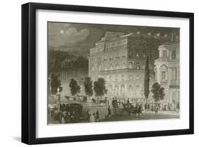 The Boulevards-Eugene-Louis Lami-Framed Giclee Print