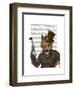 The Bounder Fox Print-Fab Funky-Framed Art Print