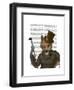 The Bounder Fox Print-Fab Funky-Framed Art Print